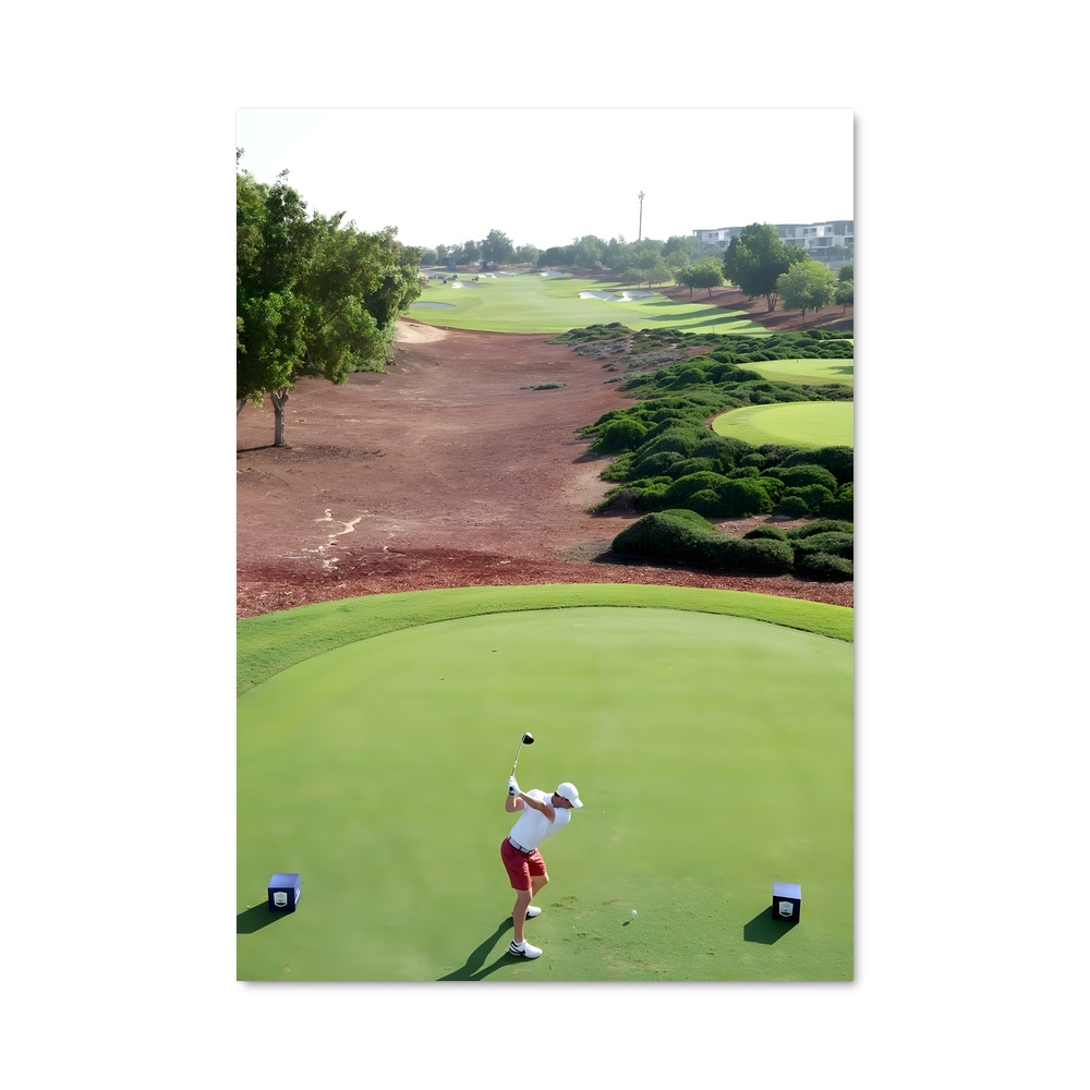 Poster world tour – affiche Golf